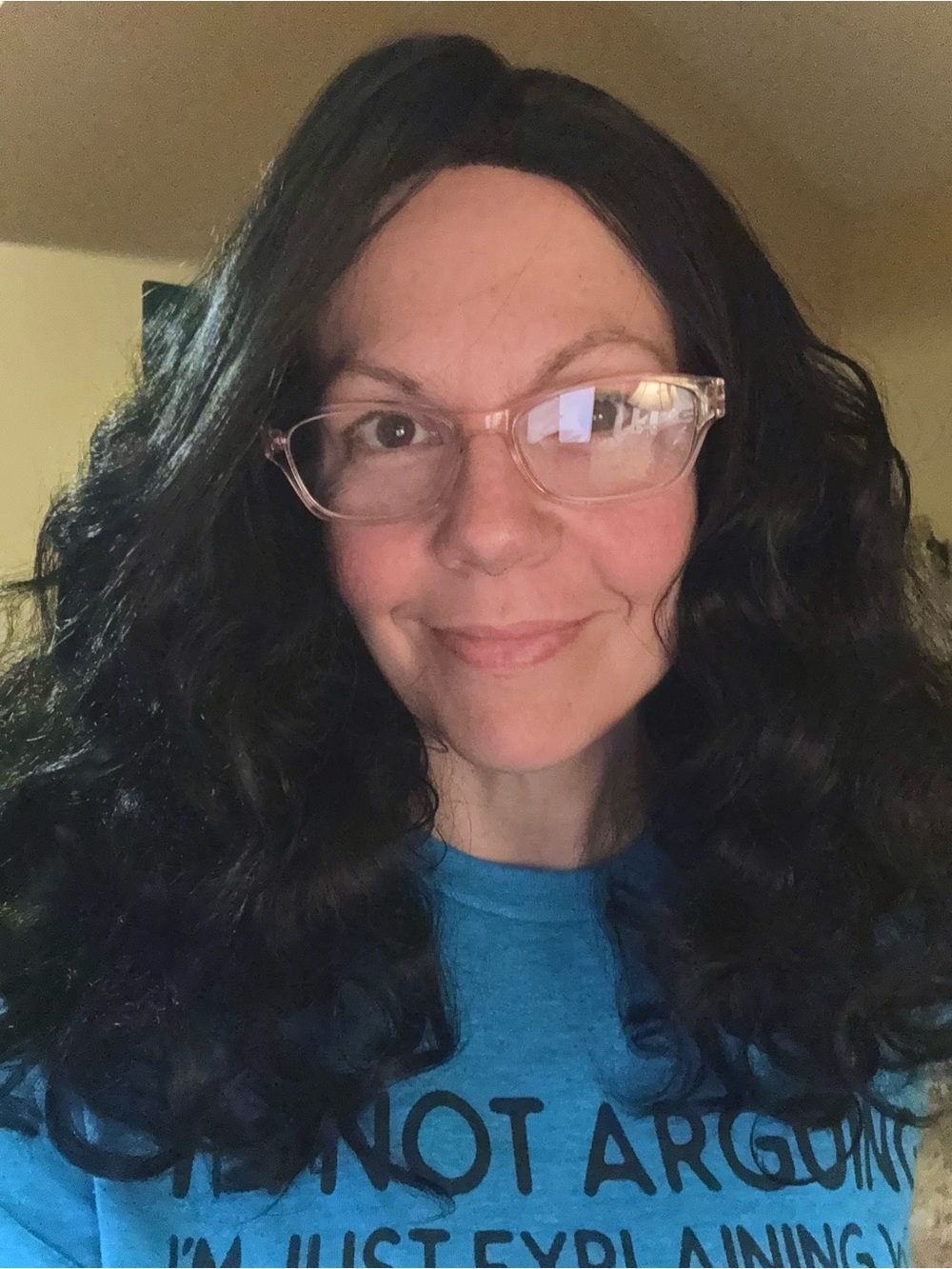 Black Wavy Women’s Hair Wig - Unbranded